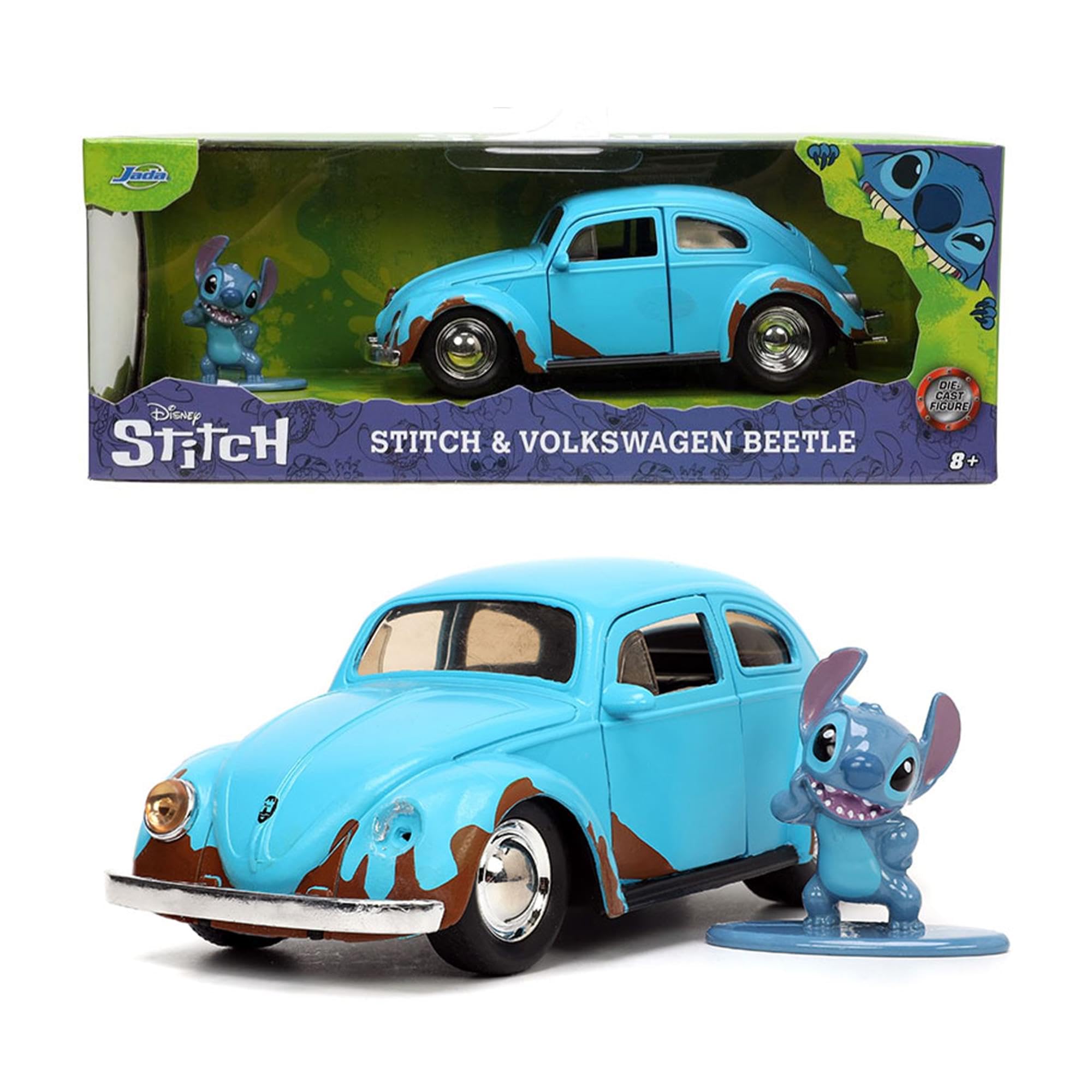 Jada Toys Lilo & Stitch 1/32 Hollywood Rides Blue Volkswagen
